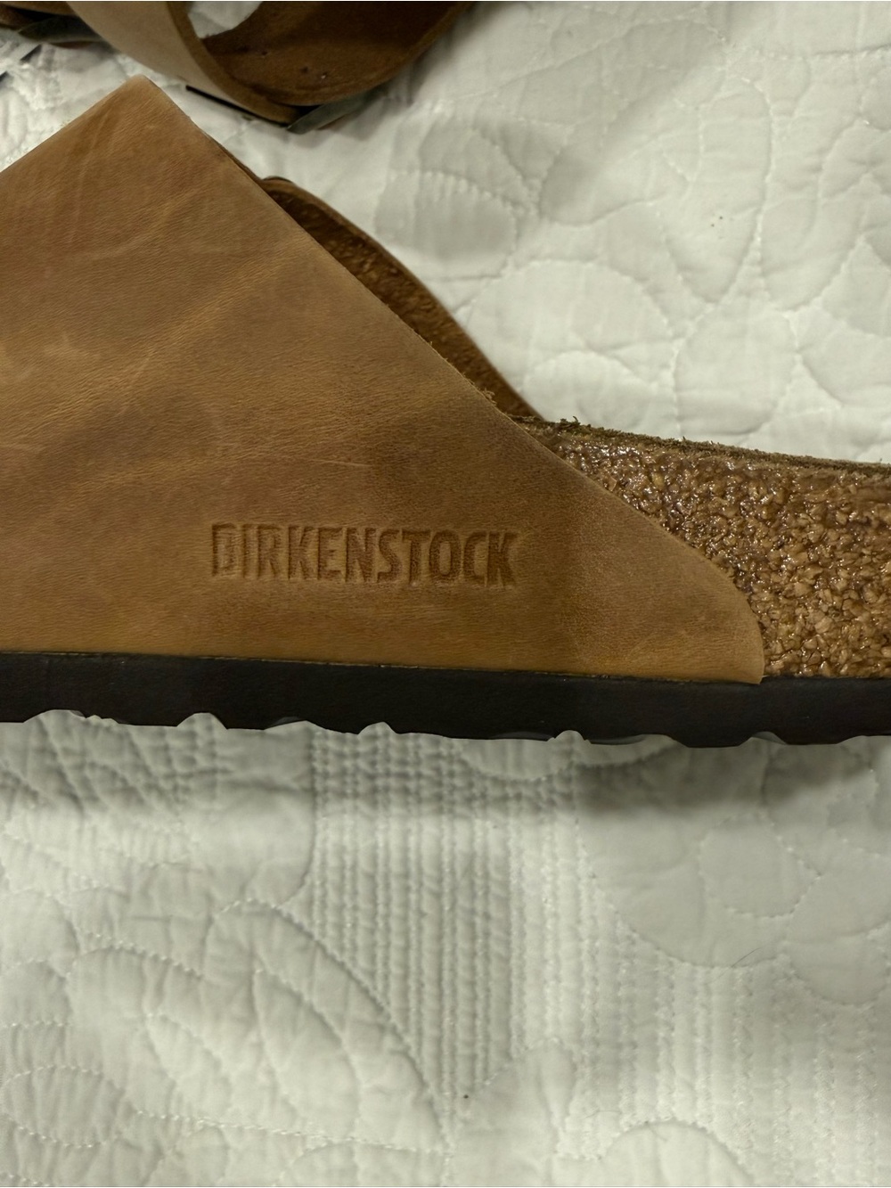 Birkenstock Men's Brown Leather Two-Strap Sandals - Picture 7 of 15